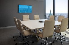 Exquisite conference spaces are anchored by elegant HALO tables. thumbnail